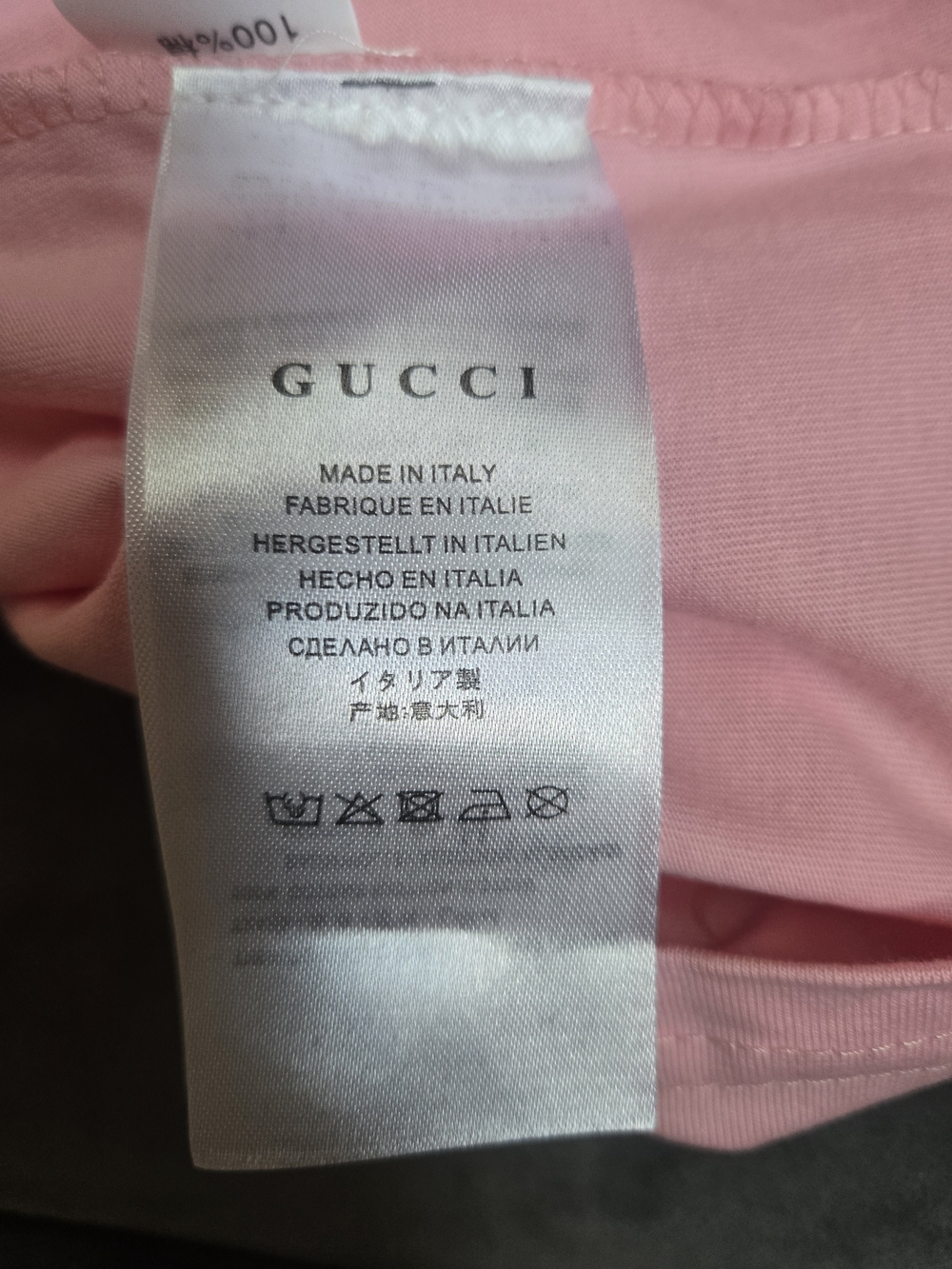 GUCCI Pink Graphic Sneaker Print Tee - Picture 9 of 16